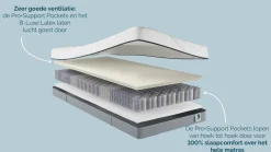 B Bright Platinum Coolmax 100, 200 en 300 matras