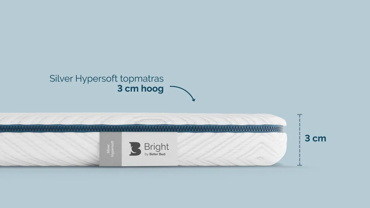 B Bright Silver topper Hypersoft