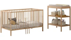 Babyledikant Dino 70x140 met verzorgingstafel