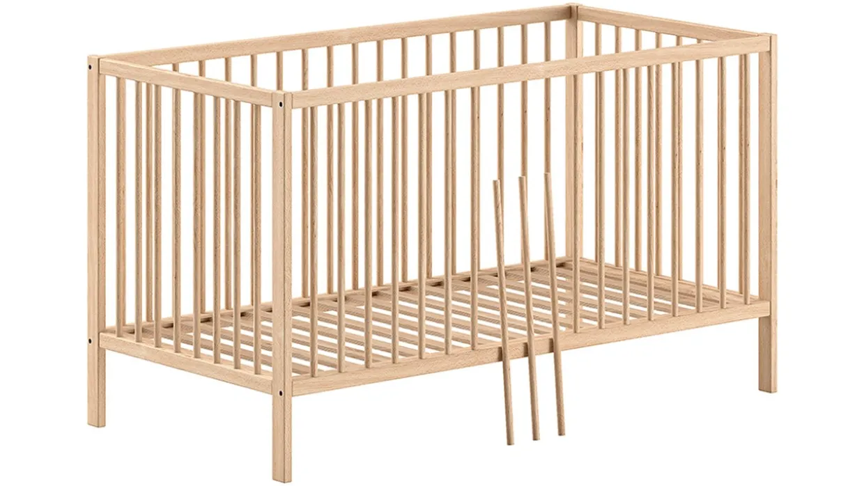 Babyledikant Dino 70x140 met verzorgingstafel