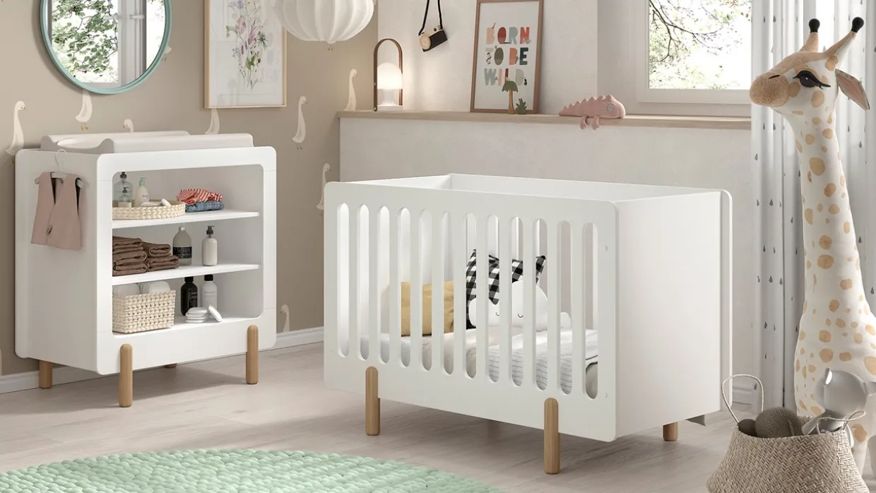 Babyledikant Smile met verzorgingstafel