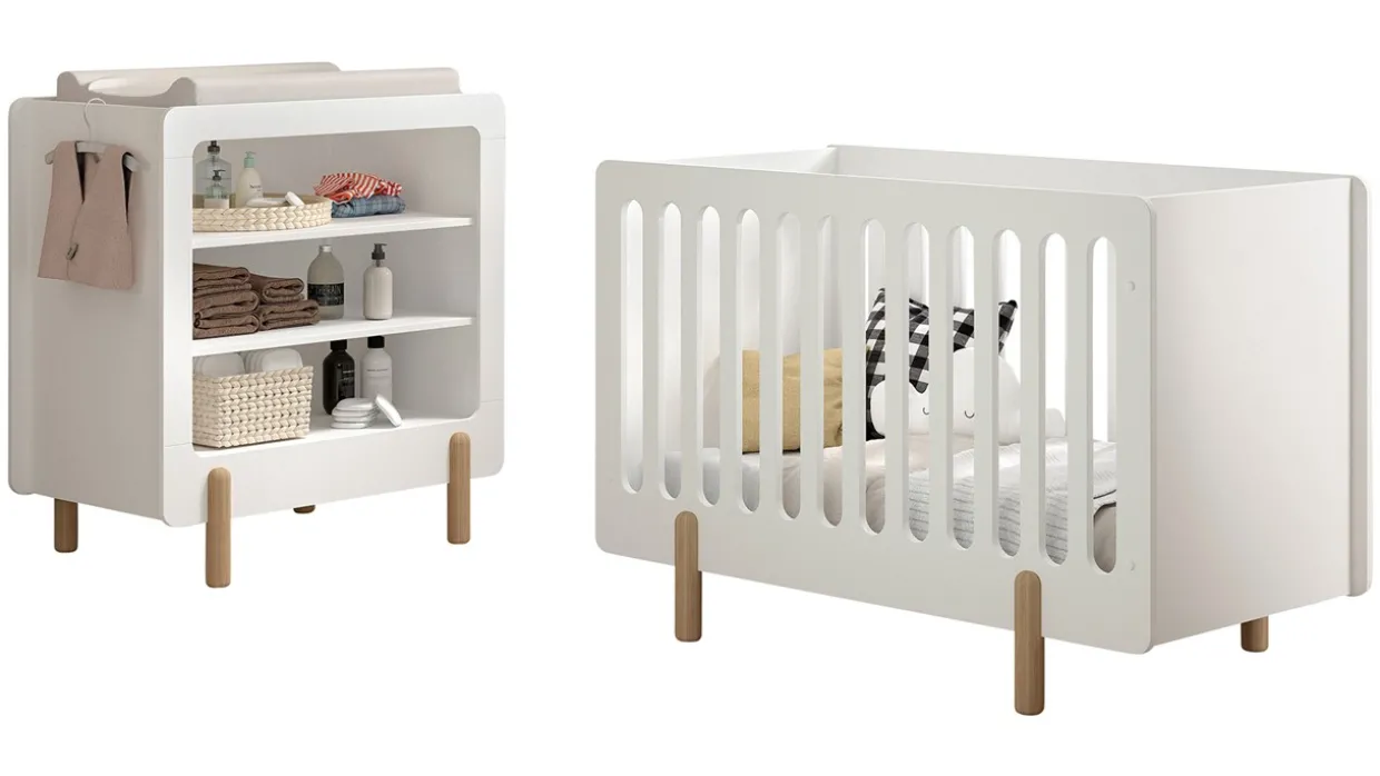 Babyledikant Smile met verzorgingstafel