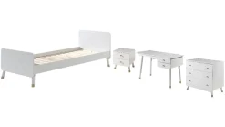Bed Billy met nachtkast, bureau en commode 3 laden