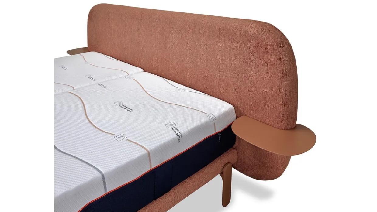 Bed Element Lush met nachttafels en Cool Motion 2 matrassen