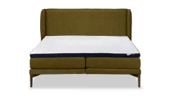 Bed Element Vivid met gestoffeerde matrassen en Cool Motion topper