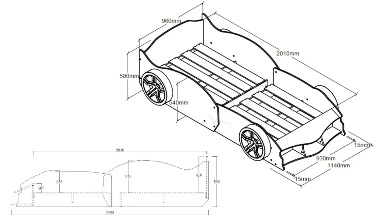 Bed Max raceauto