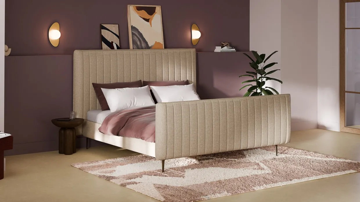 Bed Ruby - Linen touch