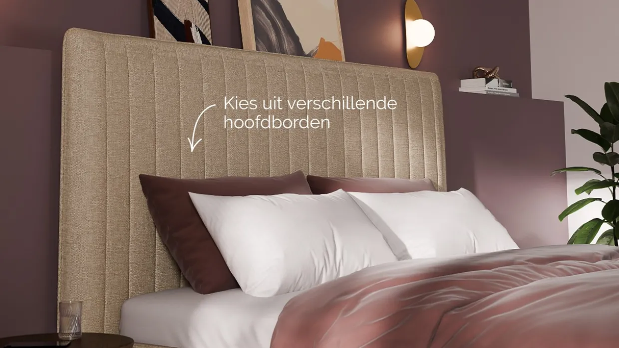Bed Ruby - Linen touch
