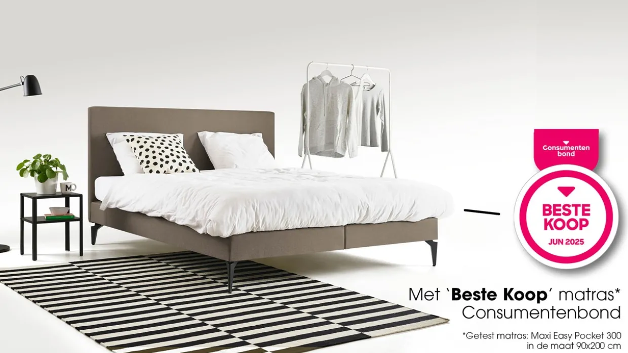 Boxspring Cisano met Easy Pocket 300 matras