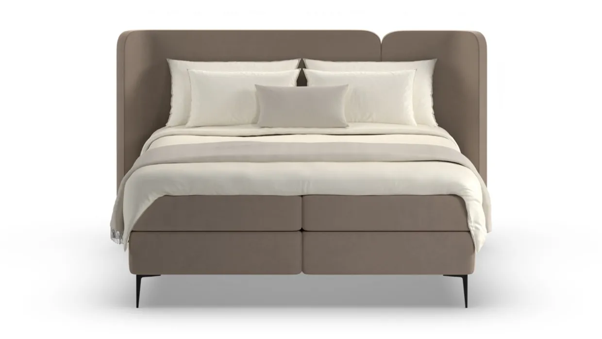 Boxspring Mesa - Soft suede