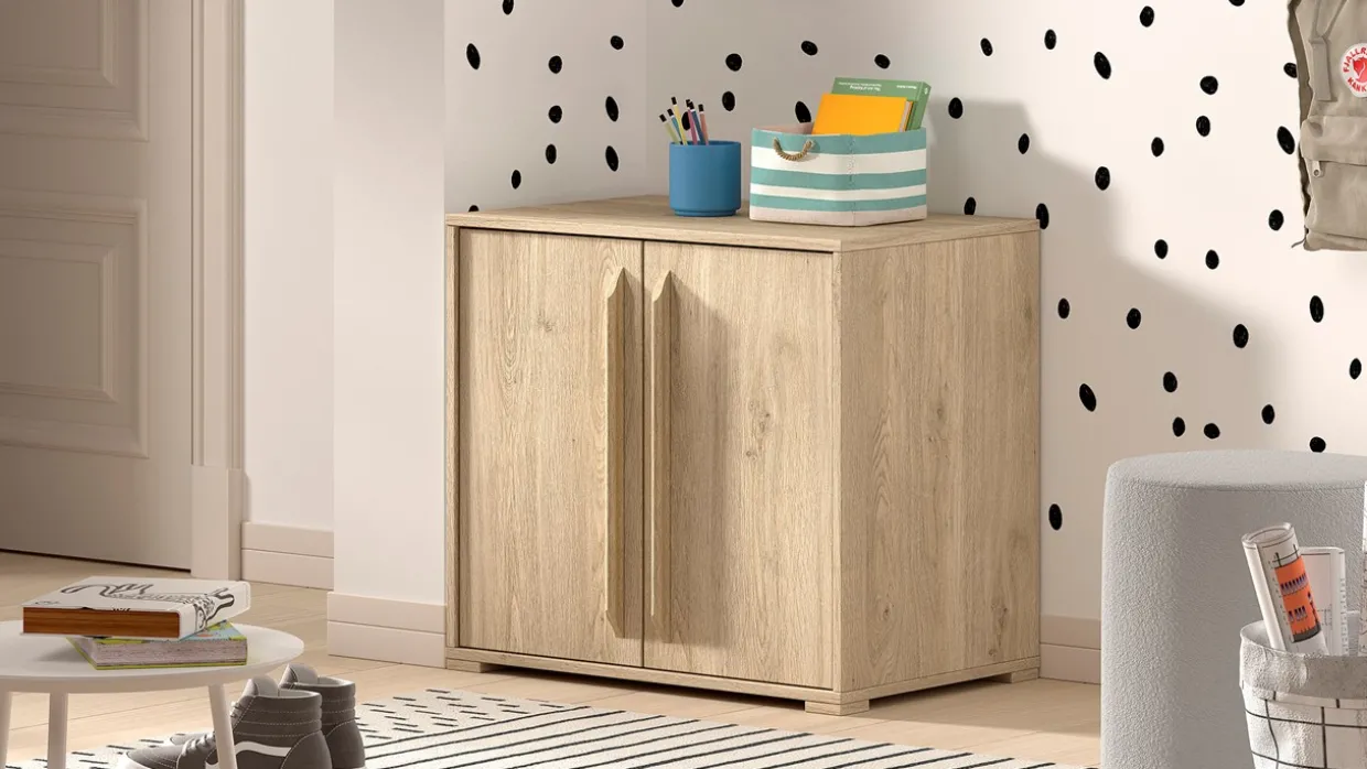 Commode 2 deuren voor halfhoogslaper Sam