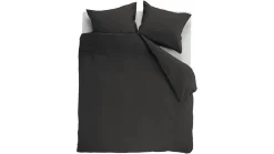 Dekbedovertrek Cotton Uni Antraciet