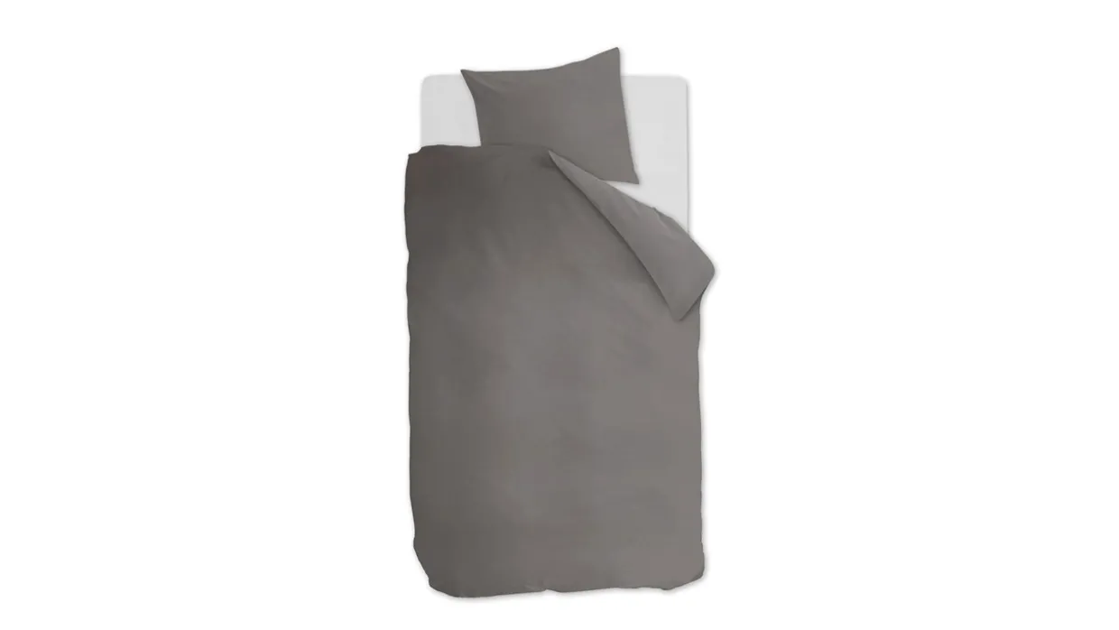 Dekbedovertrek Cotton Uni Grey