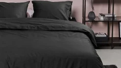 Dekbedovertrek Cotton Uni Black