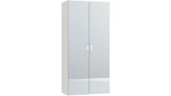 Draaideurkast Compact met spiegeldeuren