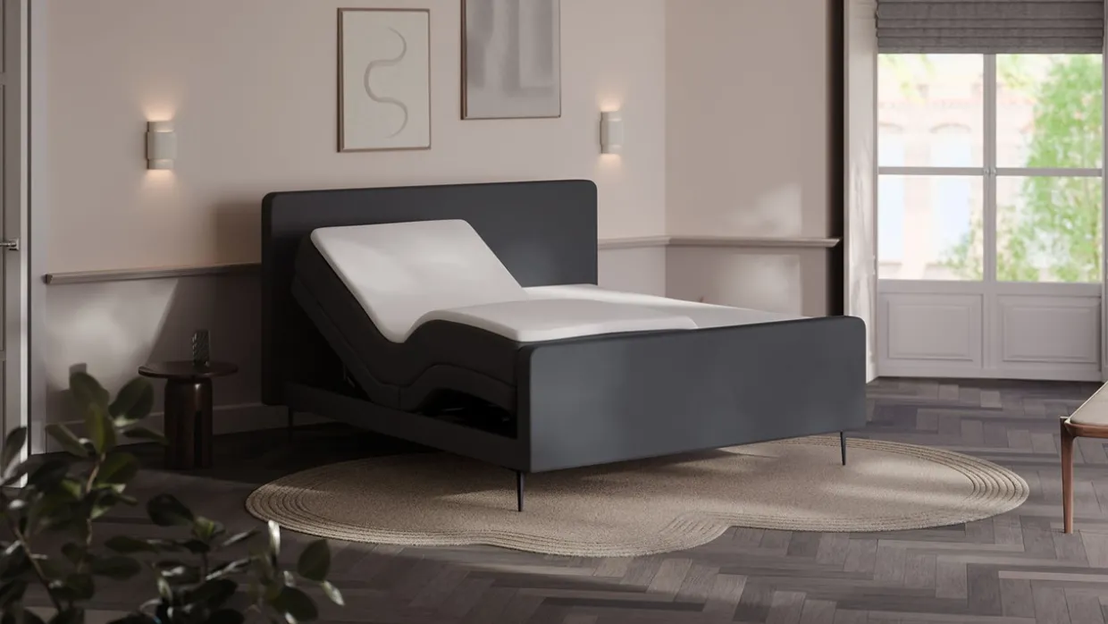 Elektrische boxspring Glade - Soft suede
