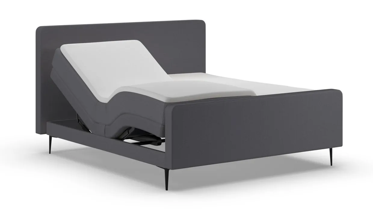 Elektrische boxspring Glade - Soft suede