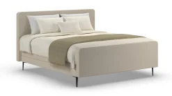 Elektrische boxspring Glade - Natural linen
