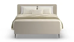 Elektrische boxspring Glade - Natural linen