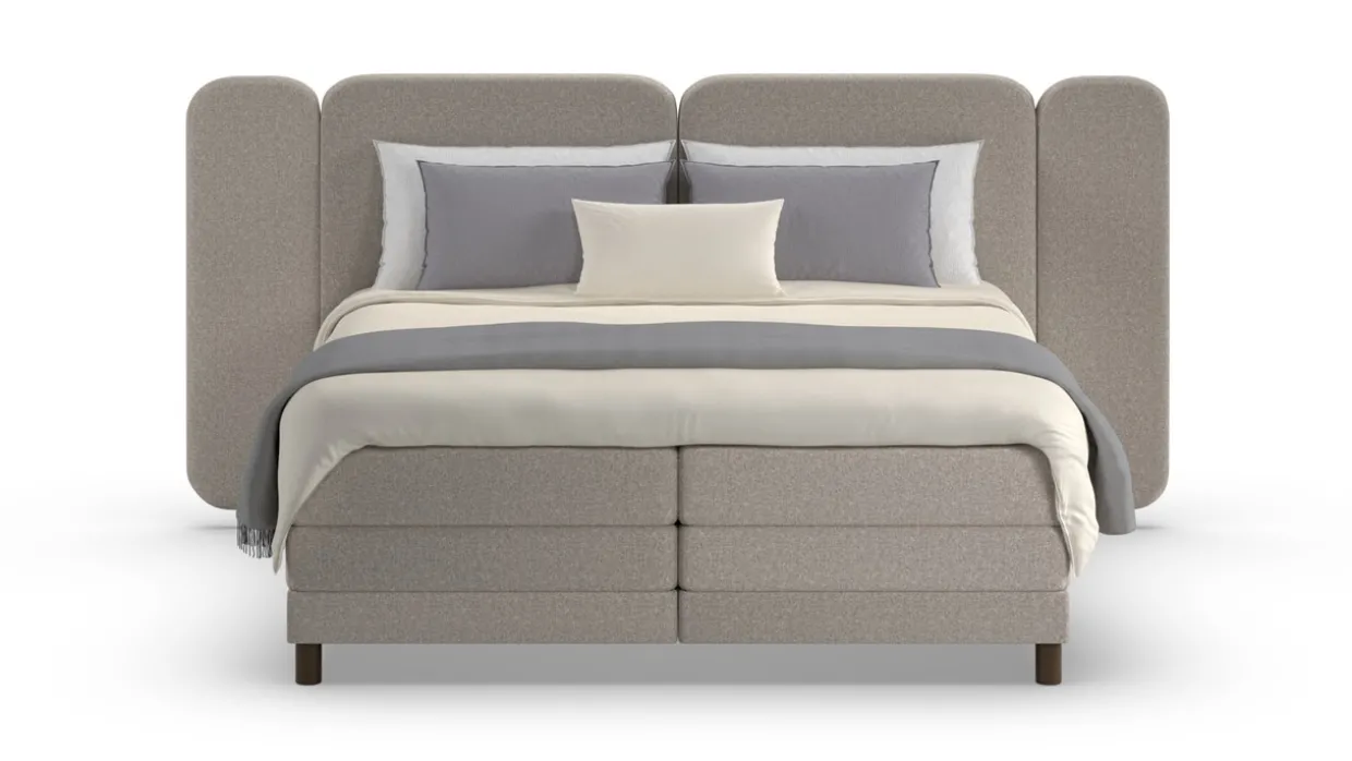 Elektrische boxspring Ridge - Warm wool