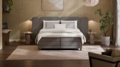 Elektrische boxspring Ridge - Wool look