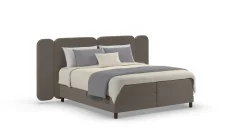 Elektrische boxspring Ridge - Wool look