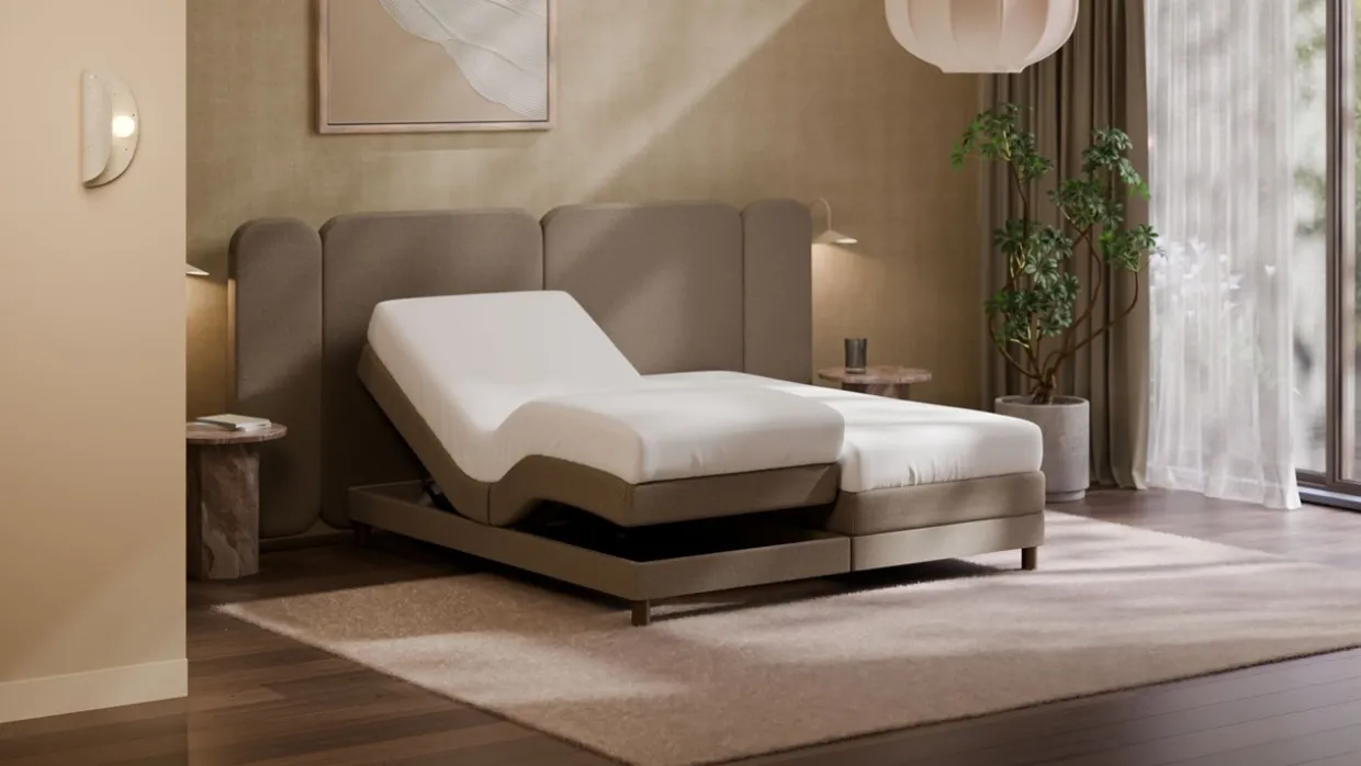 Elektrische boxspring Ridge met Kårlsson Excellence matras - Warm wool