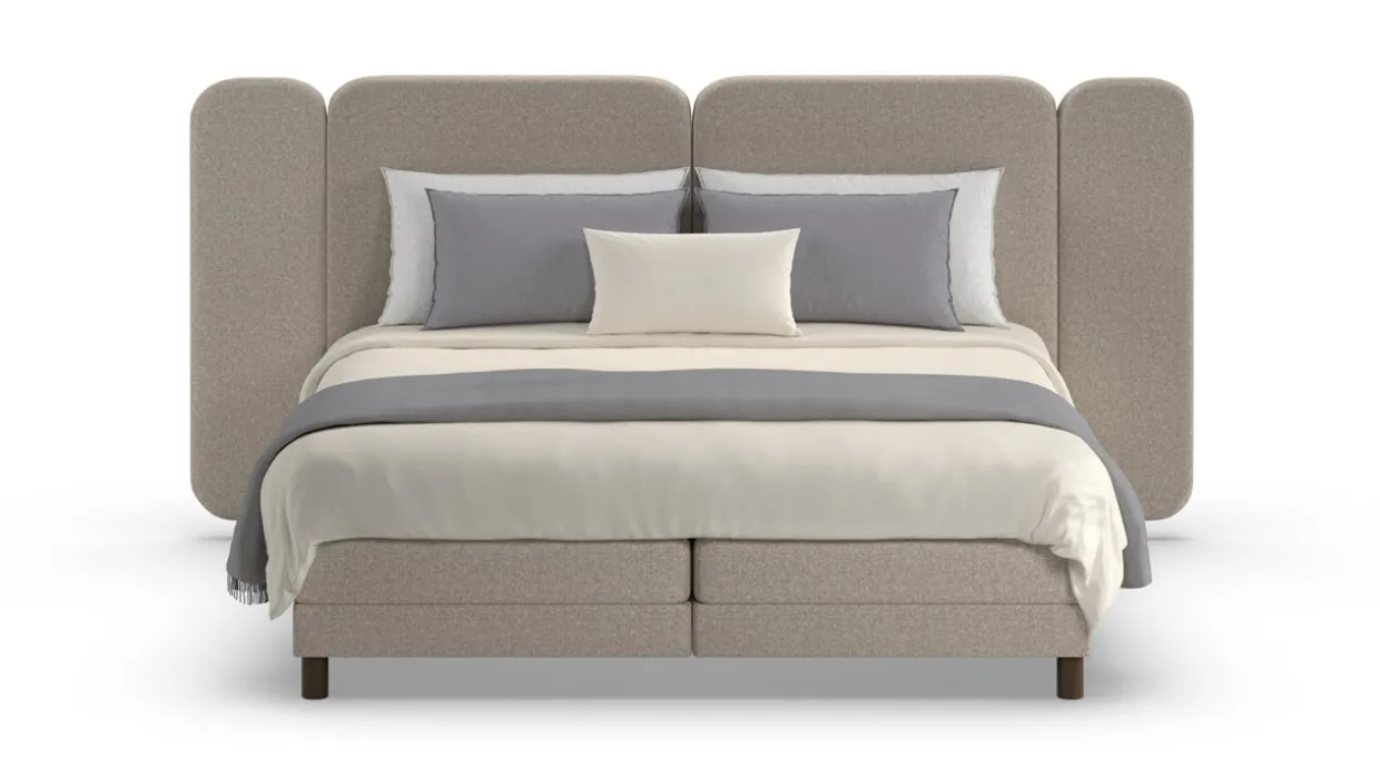 Elektrische boxspring Ridge met Kårlsson Excellence matras - Warm wool