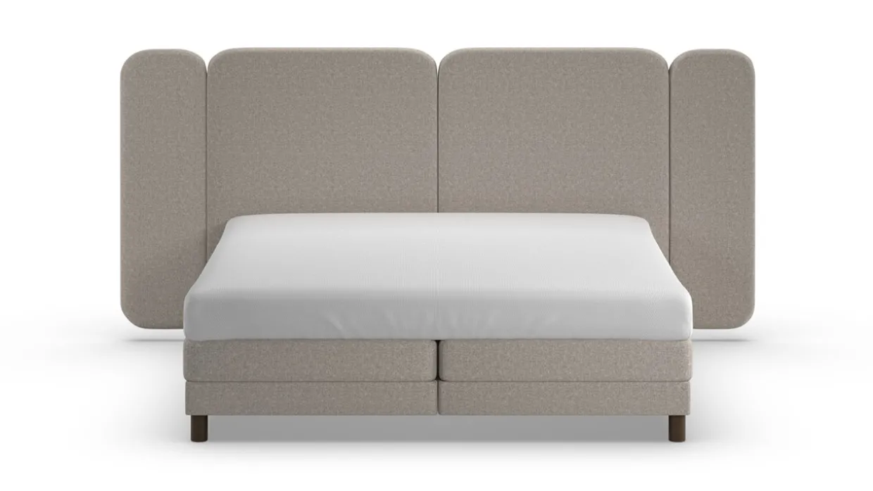 Elektrische boxspring Ridge met Kårlsson Excellence matras - Warm wool