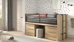 Halfhoogslaper Sam met commode 3 laden