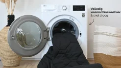 HappyBed Black - dekbed zonder overtrek