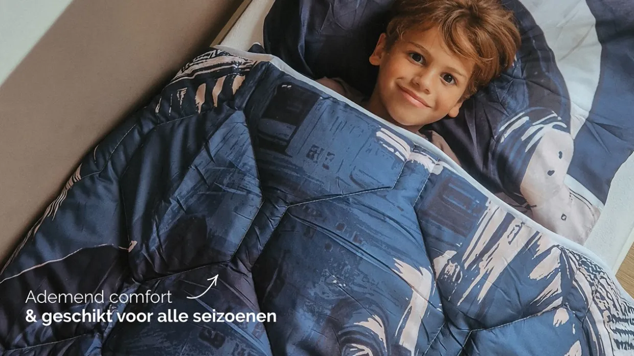 HappyBed (Kids) Astronaut - dekbed zonder overtrek