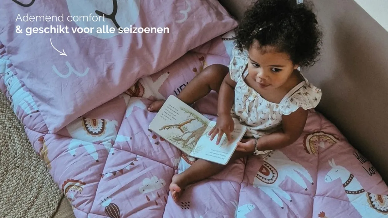 HappyBed (Kids) Lizzy Lama - dekbed zonder overtrek