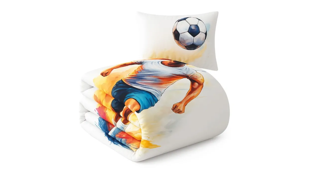 HappyBed (Kids) Voetballer - dekbed zonder overtrek