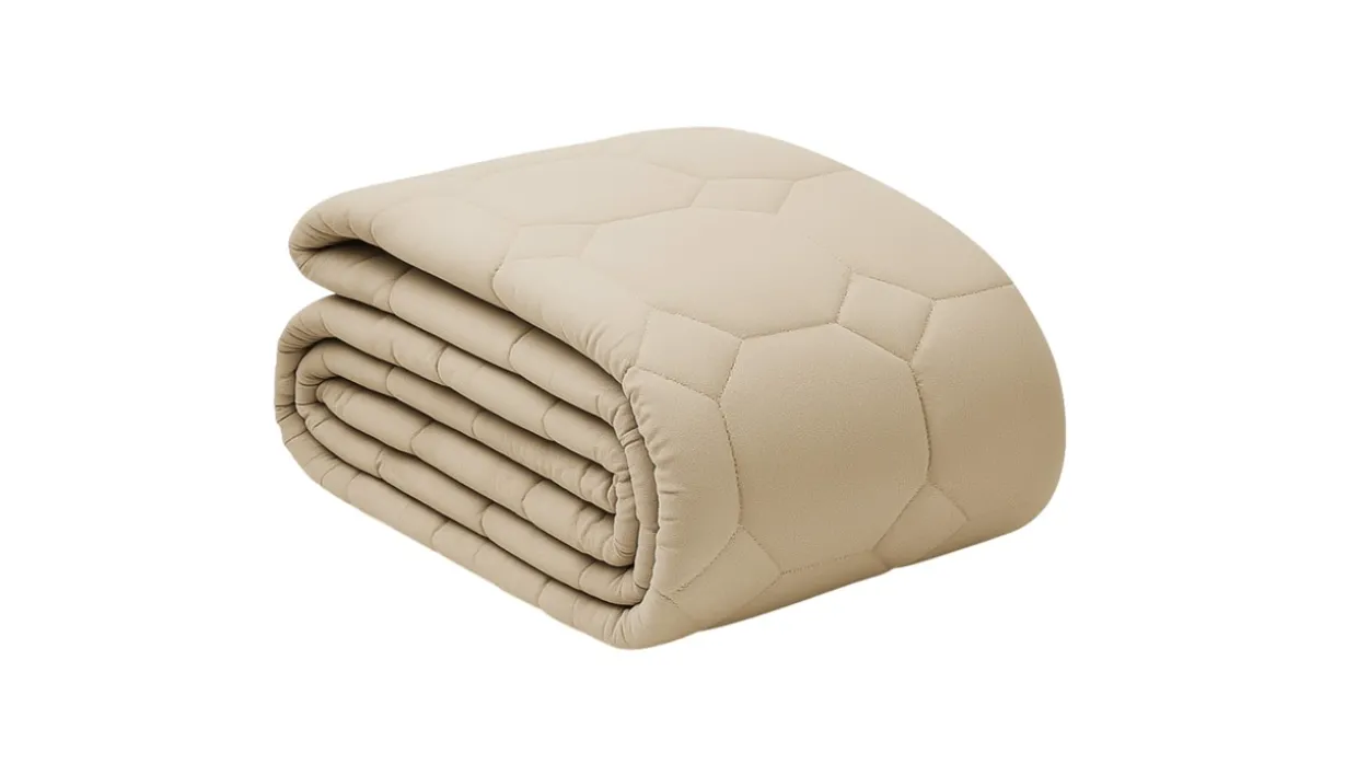 HappyBed Taupe - dekbed zonder overtrek