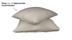 HappyBed Taupe - dekbed zonder overtrek