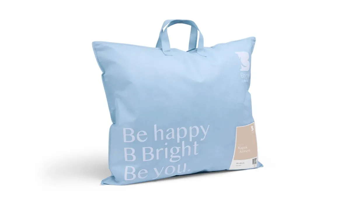 Hoofdkussen B Bright Natural Kapok