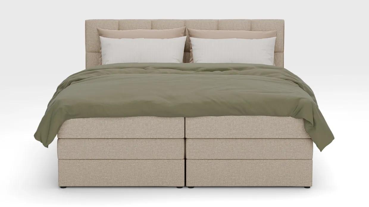 Opbergboxspring Jade - Linen touch