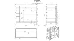 Stapelbed Pino hoog