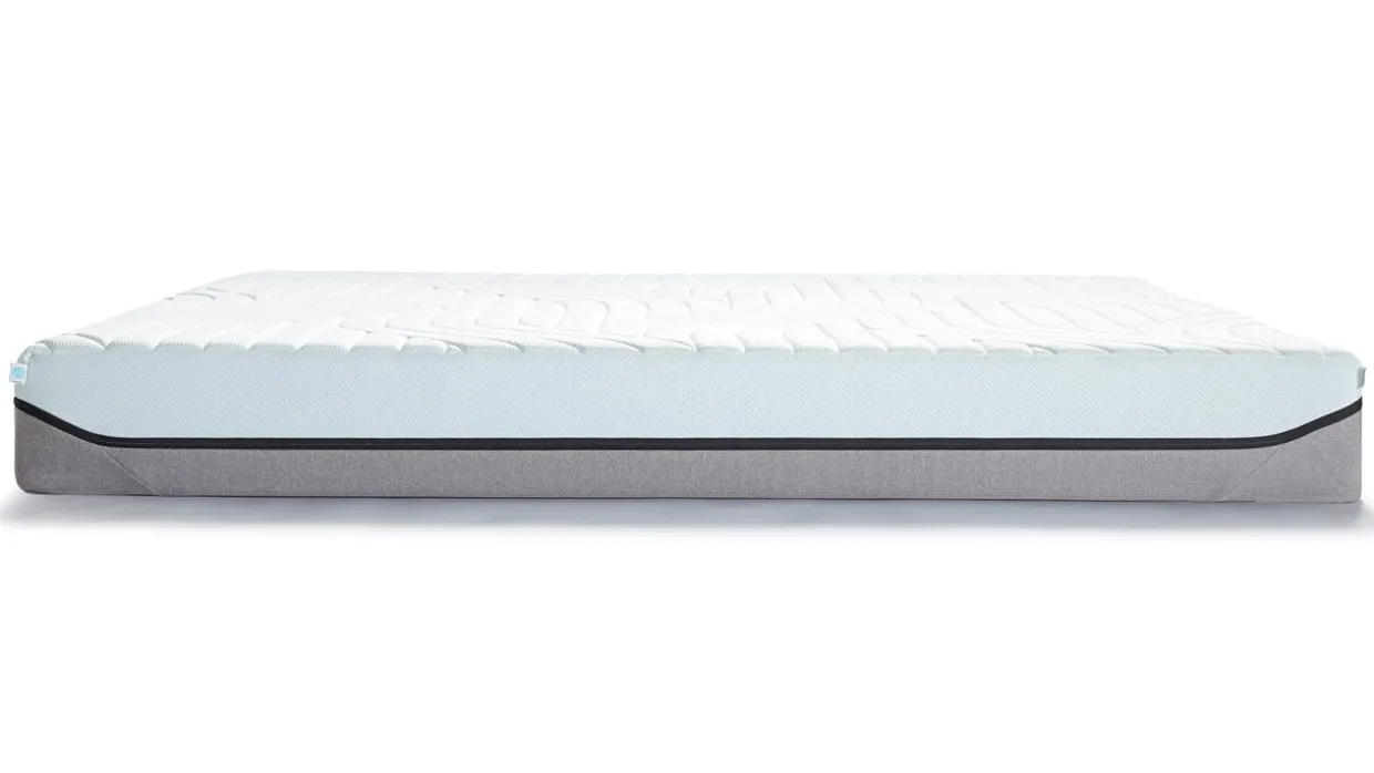 TEMPUR® Bed Arc met hoofdbord Vertical, schotelbodem en Pro matrassen
