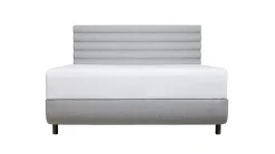 TEMPUR® Bed Arc met hoofdbord Vectra, schotelbodem en Pro matrassen