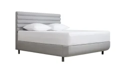 TEMPUR® Bed Arc met hoofdbord Vectra, schotelbodem en Pro matrassen